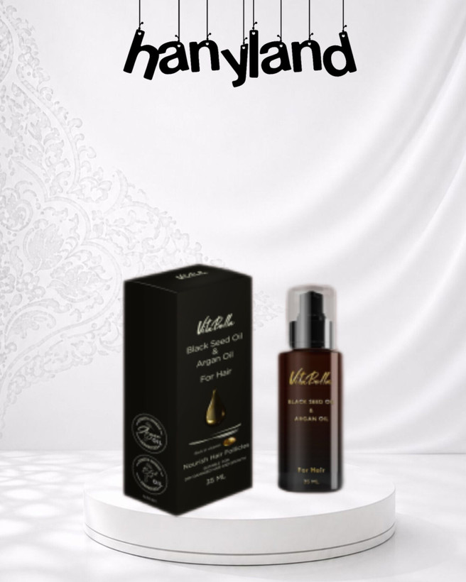 روغن مو سیاه دانه و آرگان ویتابلا | تقویت کننده، نرم کننده و کمک به کاهش وز مو