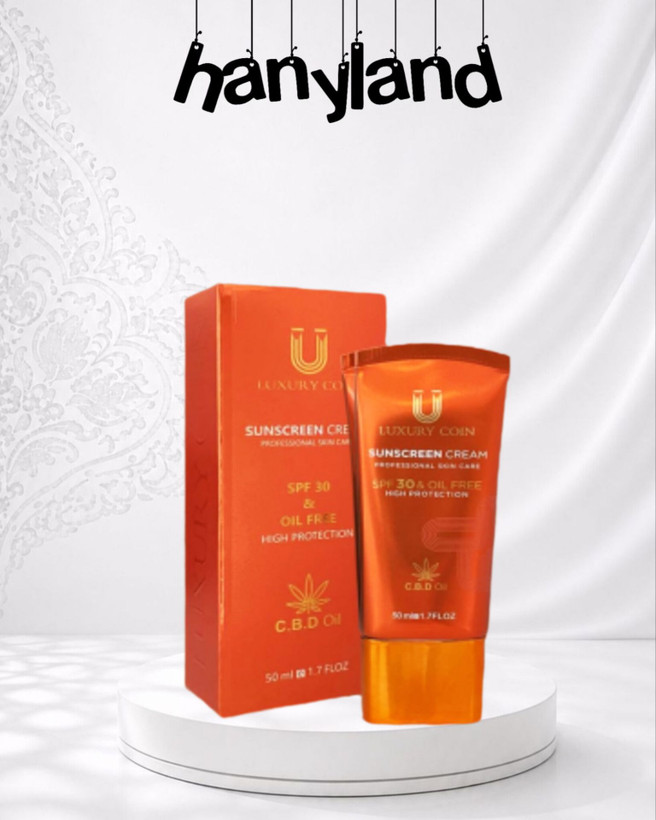 کرم ضد آفتاب لاکچری کوین SPF30 حجم ۵۰ میل | ضد آفتاب آبرسان، محافظت از پوست در برابر UVA و UVB، جلوگیری از لک و پیری زودرس پوست