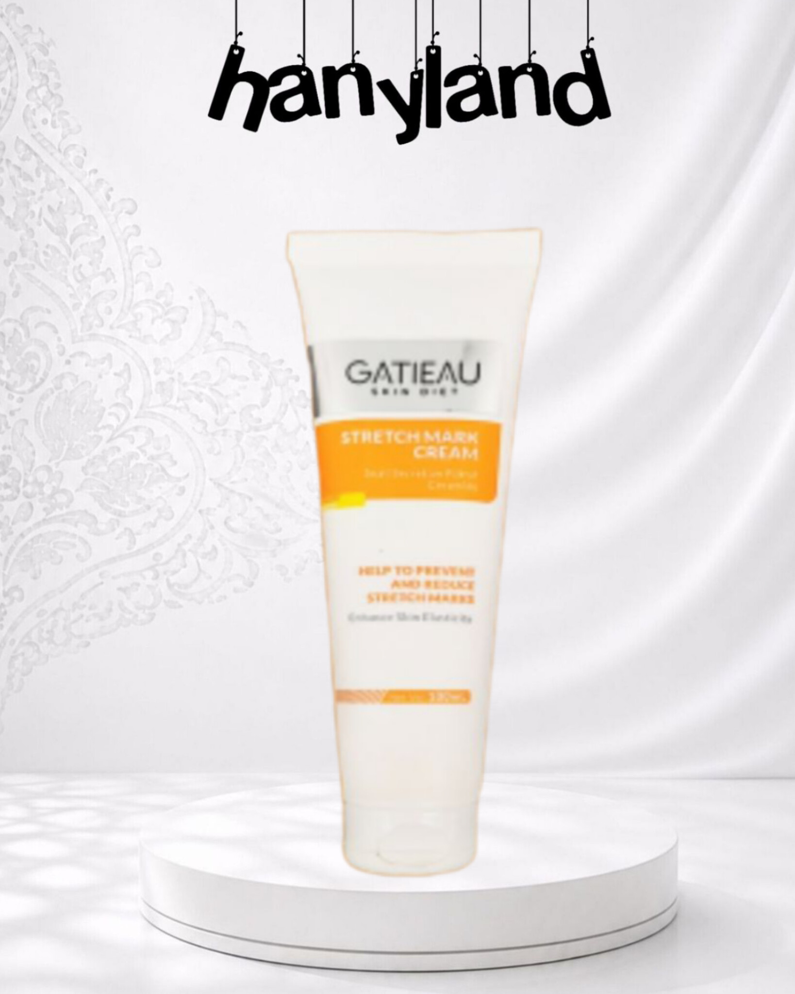 کرم رفع ترک پوستی گاتیو Gatieau 100ml | ترمیم استرچ مارک و بازسازی پوست بدن