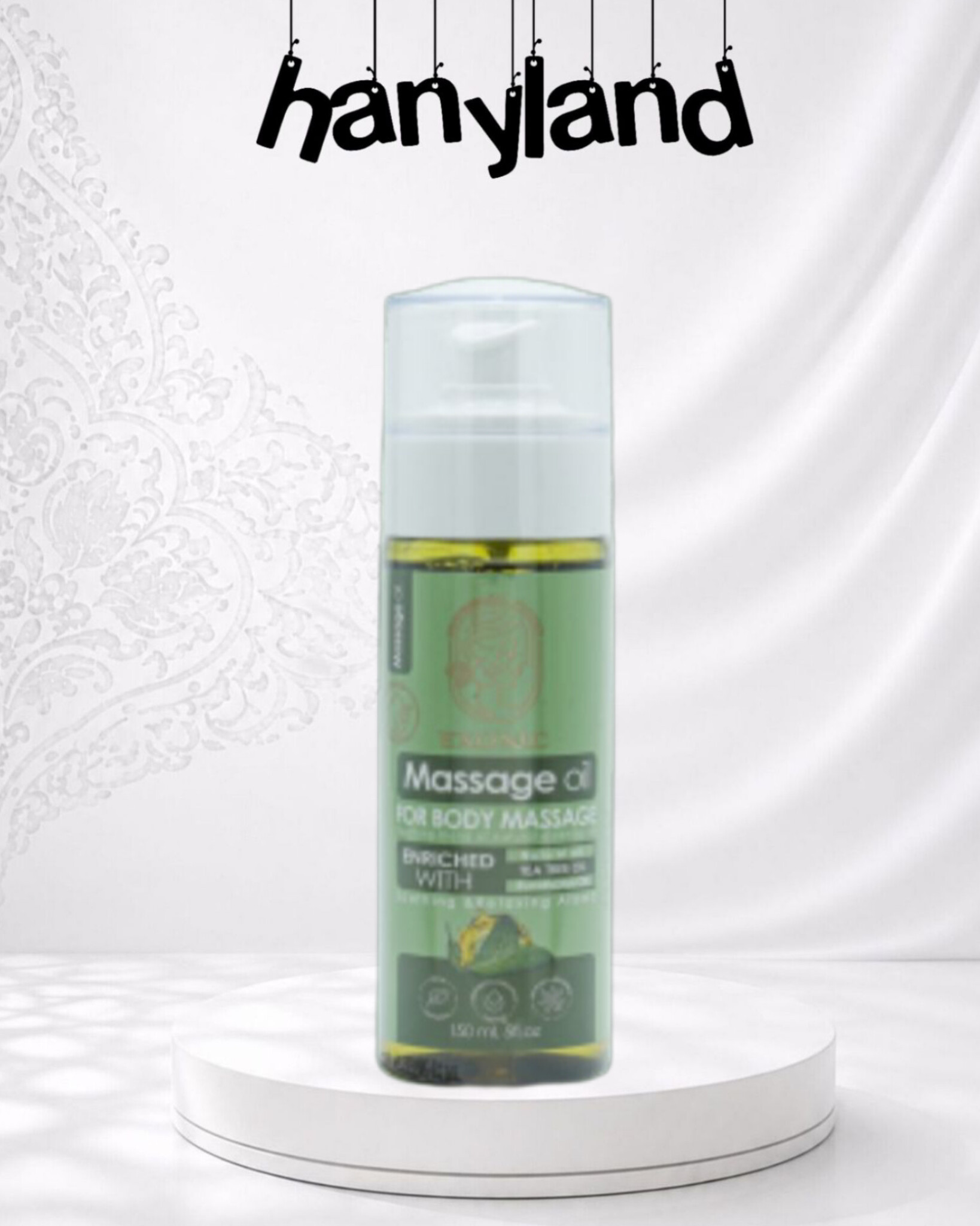 روغن ماساژ بدن روغن درخت چای و اکالیپتوس 150 میل – آرامش‌بخش، ضدالتهاب و تسکین‌دهنده عضلات